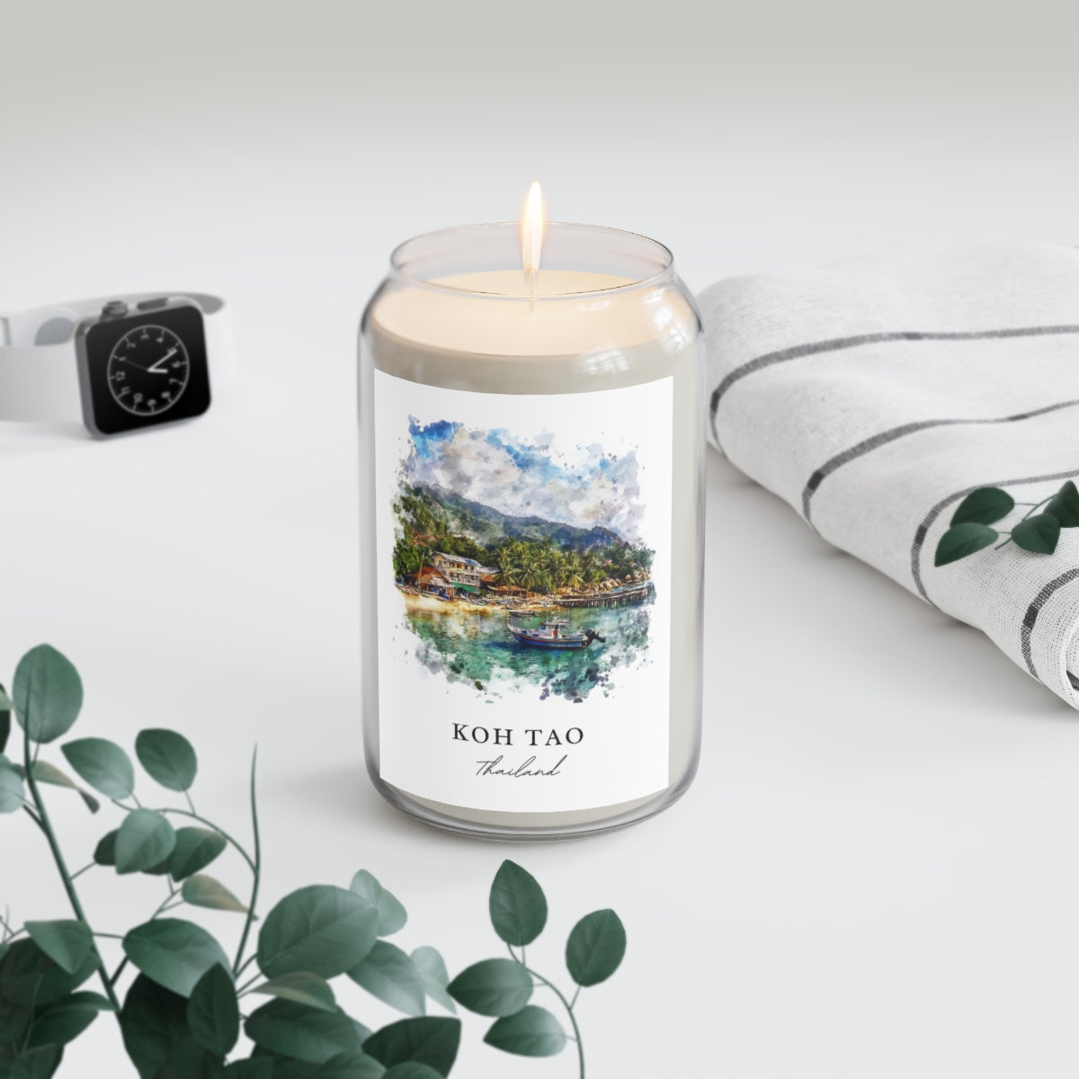 Koh Tao, Thailand scented soy candle