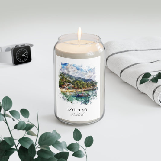 Koh Tao, Thailand scented soy candle