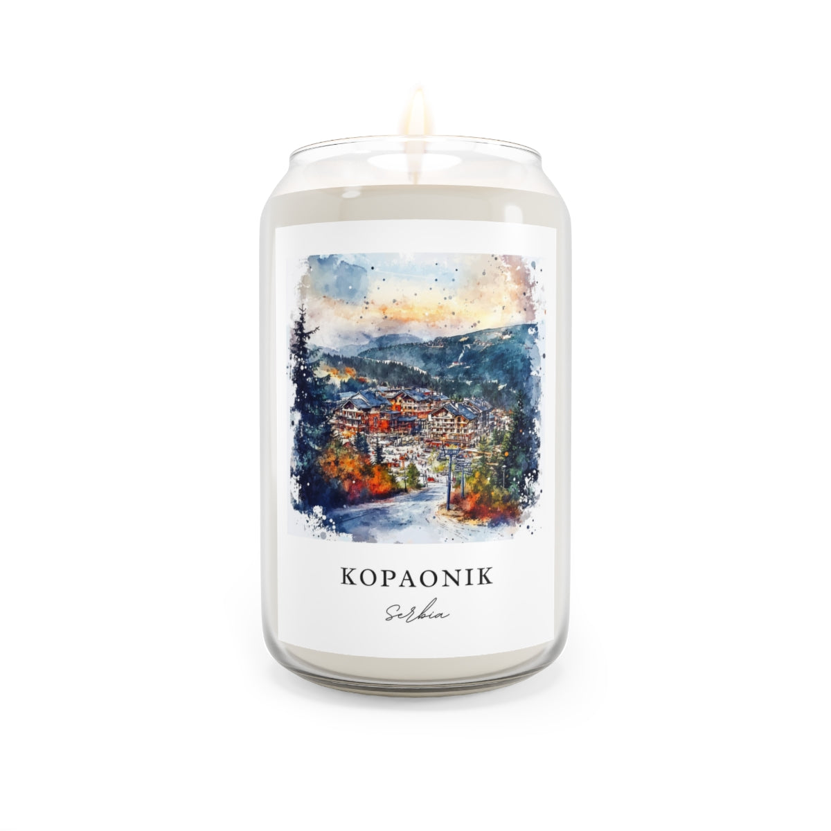 Kopaonik, Serbia scented soy candle
