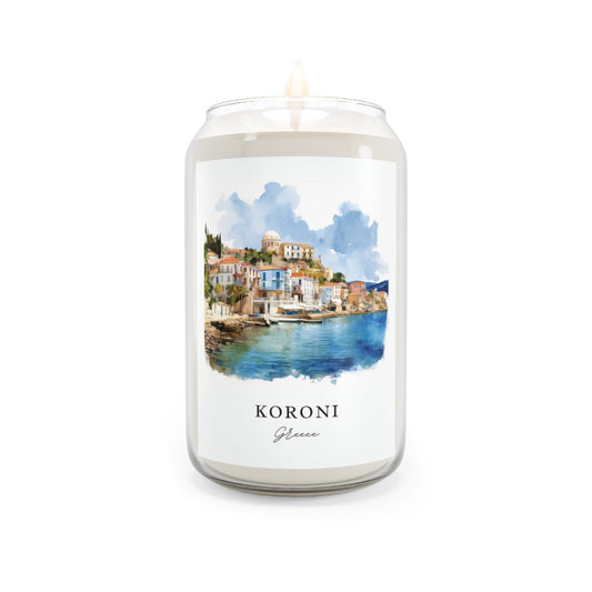 Koroni, Greece scented soy candle