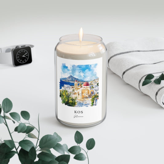 Kos, Greece scented soy candle