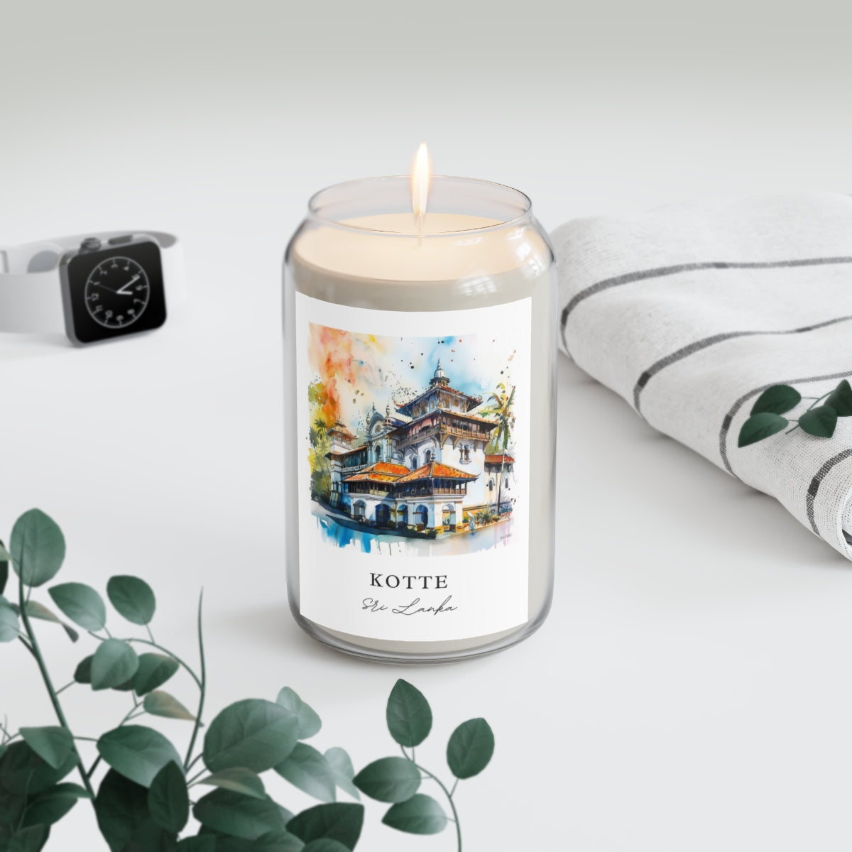 Kotte, Sri Lanka scented soy candle