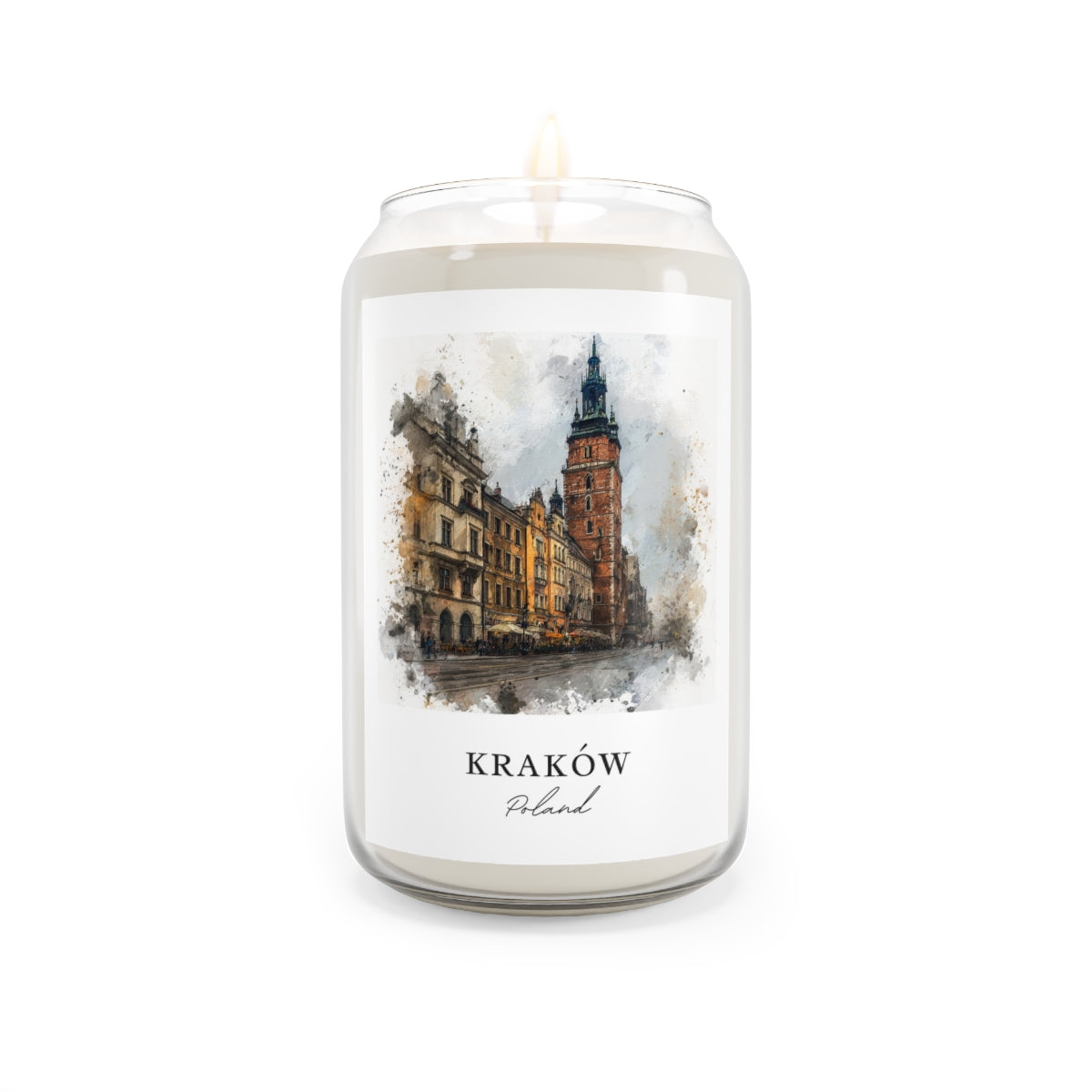 Kraków, Poland scented soy candle