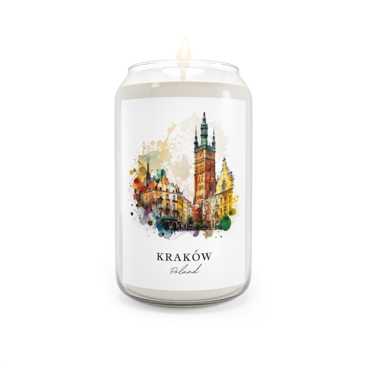 Kraków, Poland scented soy candle