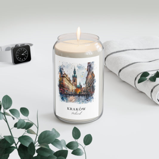 Kraków, Poland scented soy candle