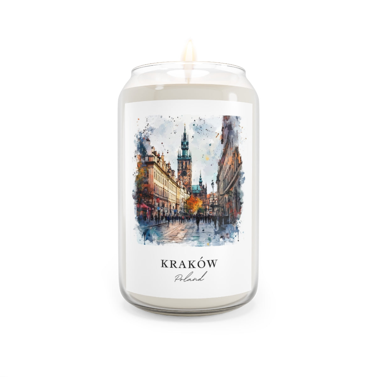 Kraków, Poland scented soy candle
