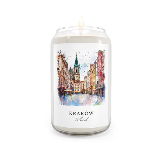 Kraków, Poland scented soy candle