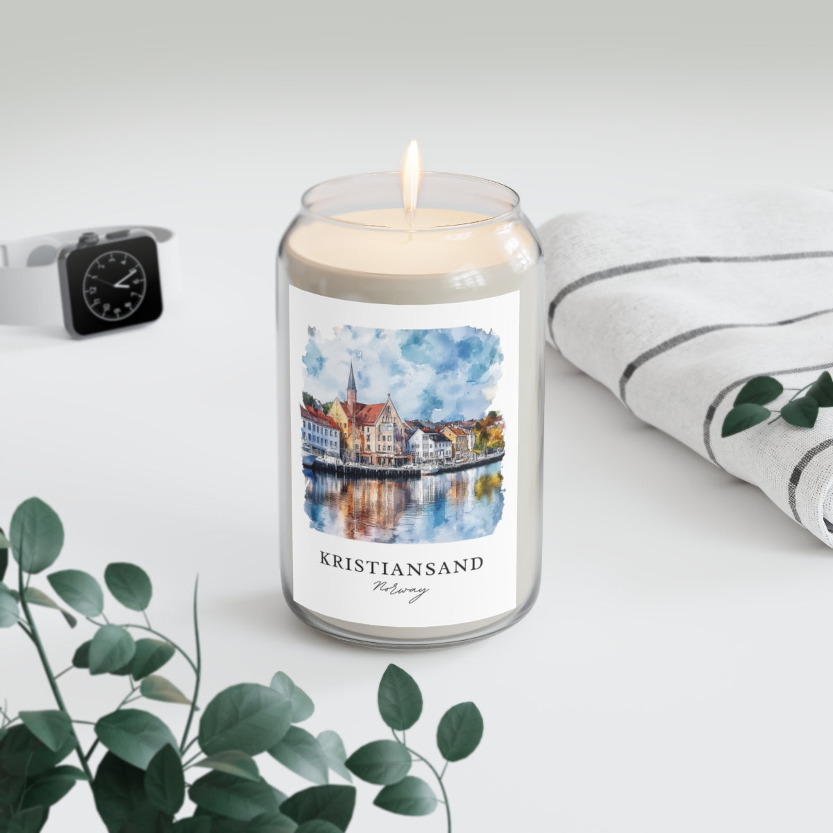 Kristiansand, Norway scented soy candle