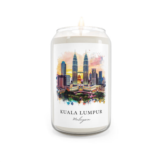 Kuala Lumpur, Malaysia scented soy candle