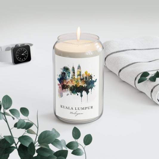 Kuala Lumpur, Malaysia scented soy candle