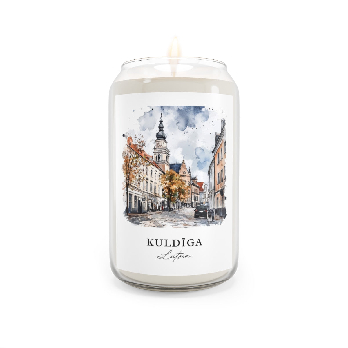 Kuldīga, Latvia scented soy candle