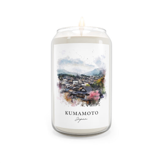 Kumamoto, Japan scented soy candle