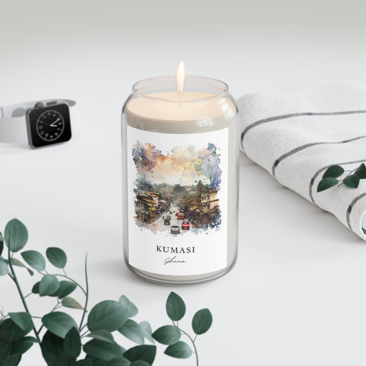 Kumasi, Ghana scented soy candle