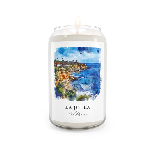 La Jolla, California scented soy candle