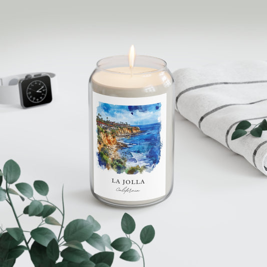 La Jolla, California scented soy candle