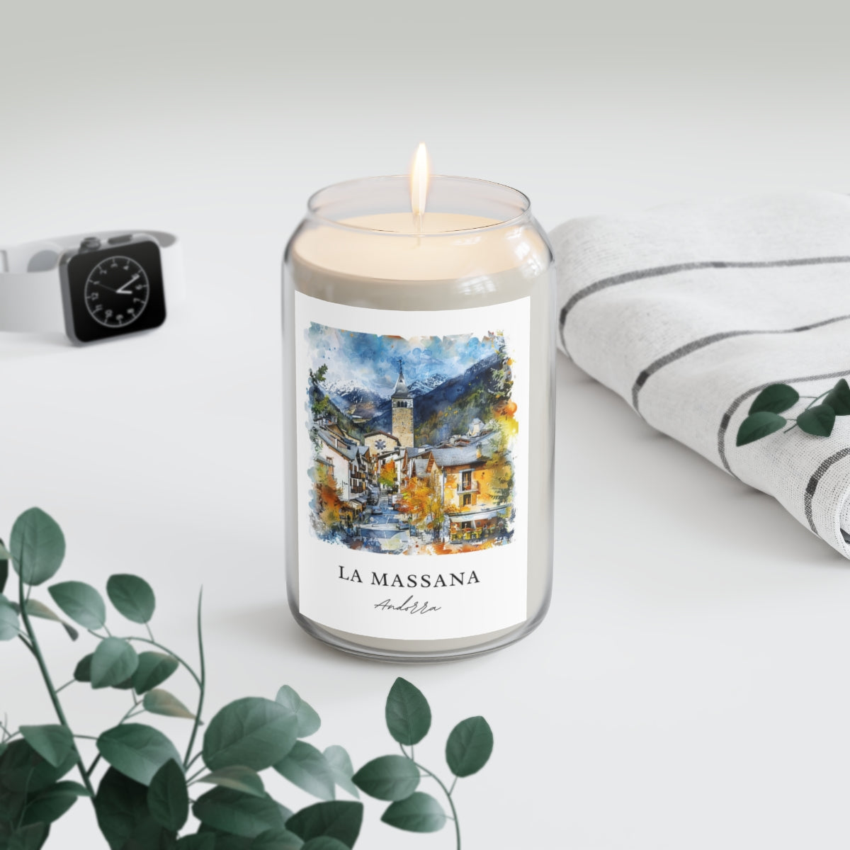 La Massana, Andorra scented soy candle