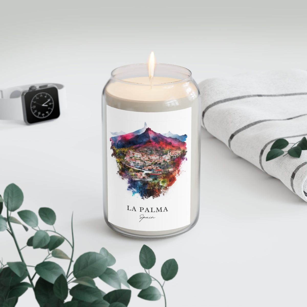 La Palma, Spain scented soy candle