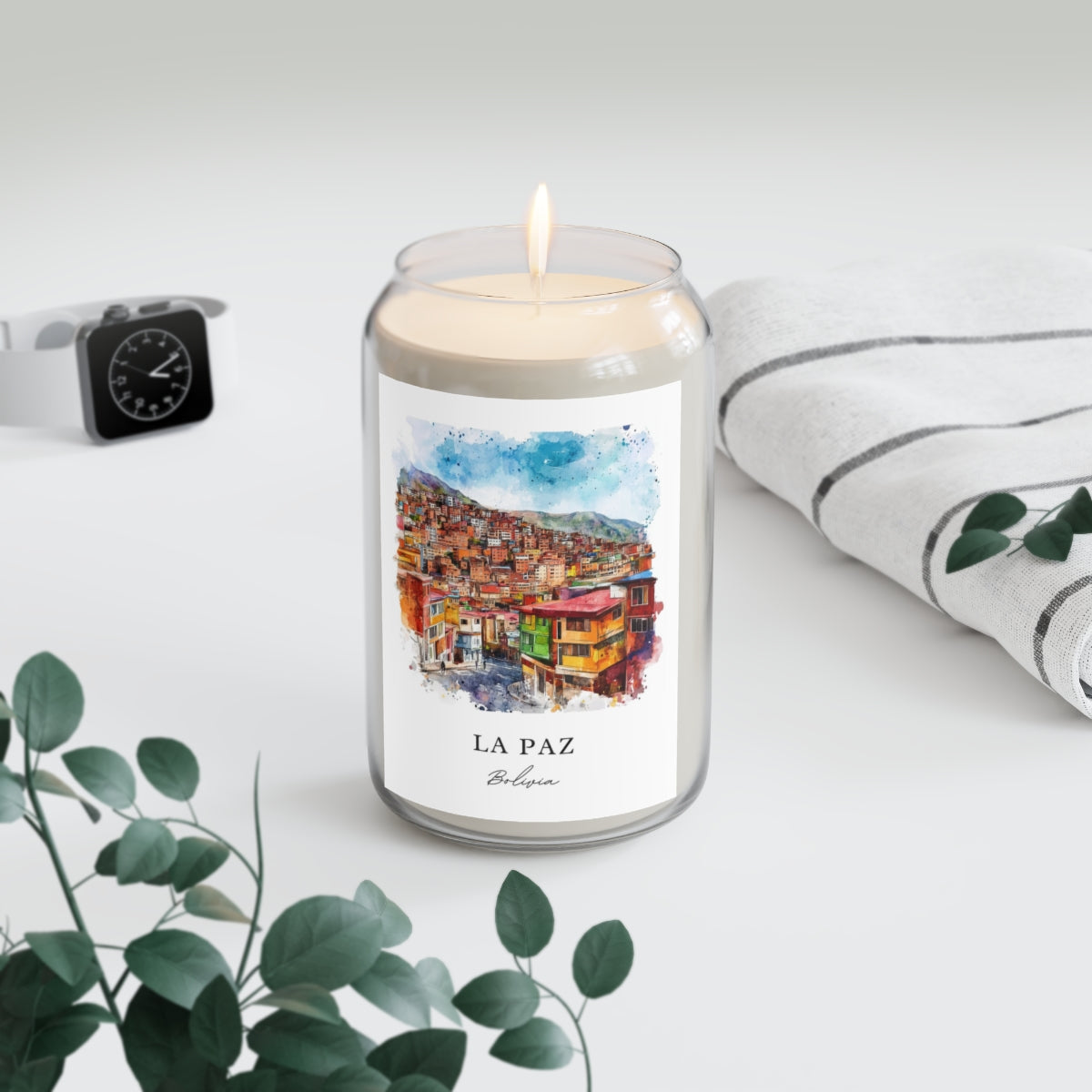 La Paz, Bolivia scented soy candle
