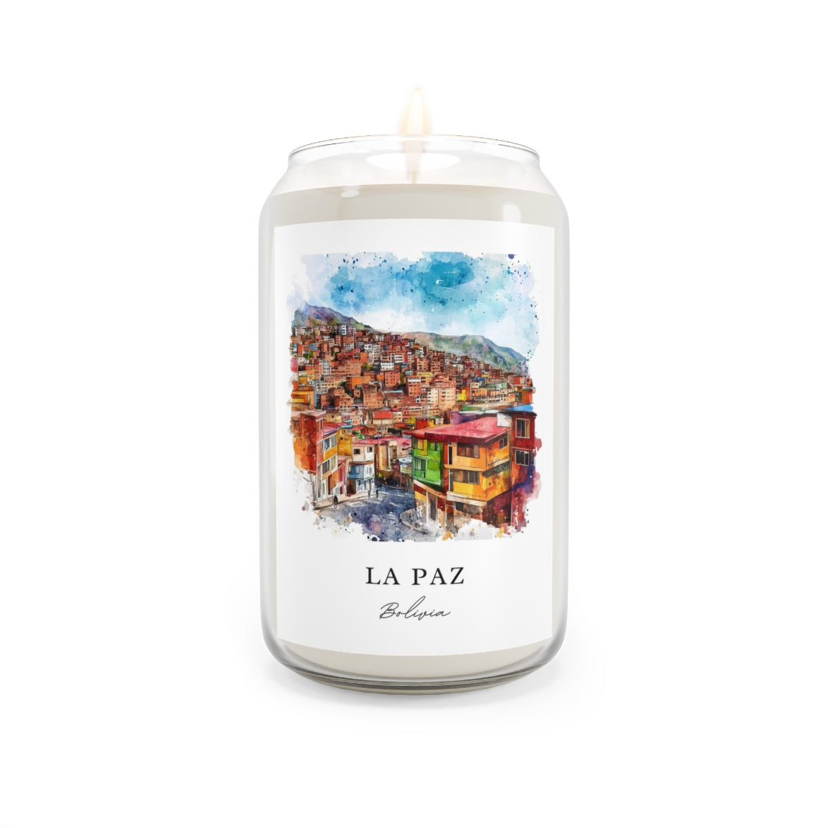 La Paz, Bolivia scented soy candle