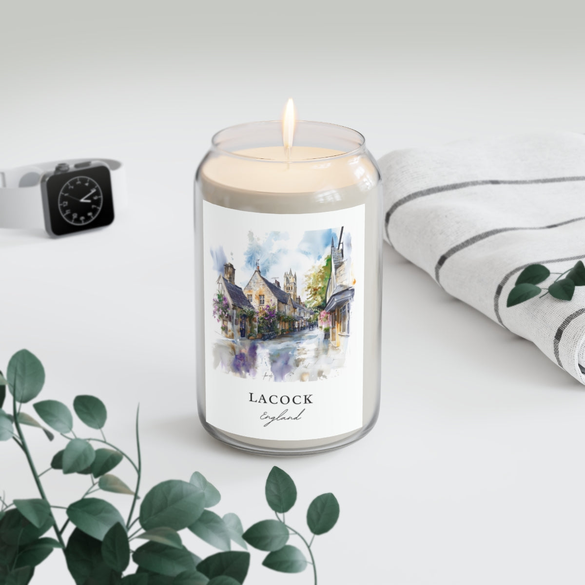 Lacock, England scented soy candle