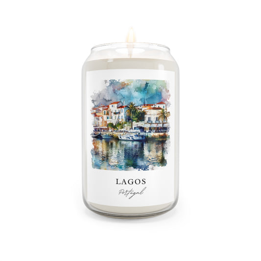 Lagos, Portugal scented soy candle