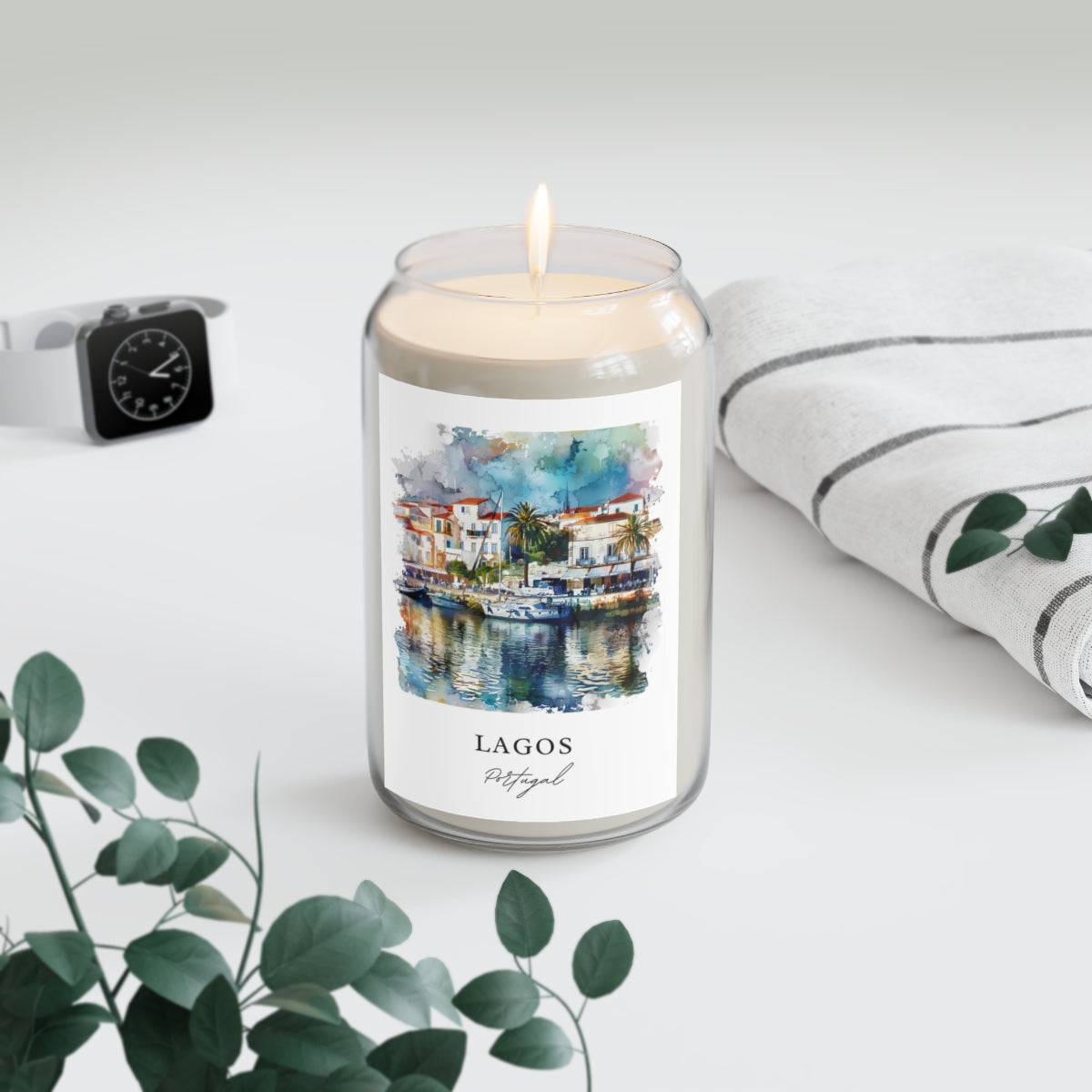 Lagos, Portugal scented soy candle