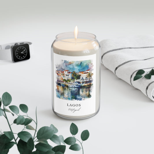 Lagos, Portugal scented soy candle