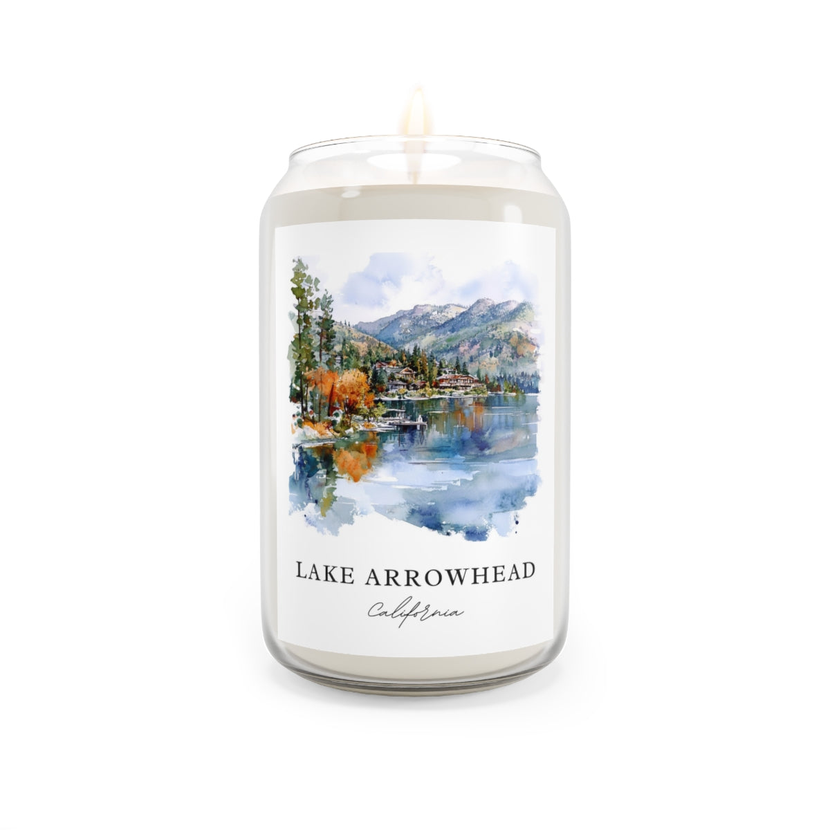 Lake Arrowhead, California scented soy candle