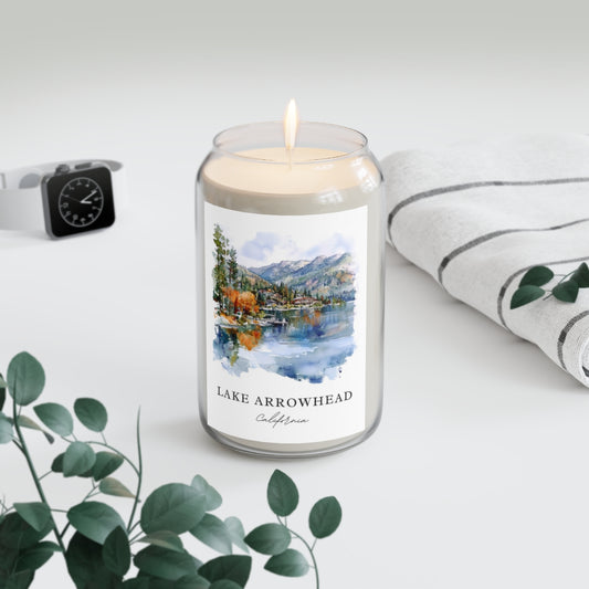 Lake Arrowhead, California scented soy candle