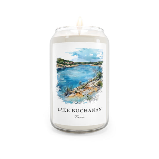 Lake Buchanan, Texas scented soy candle