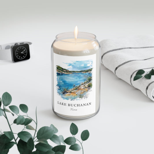 Lake Buchanan, Texas scented soy candle