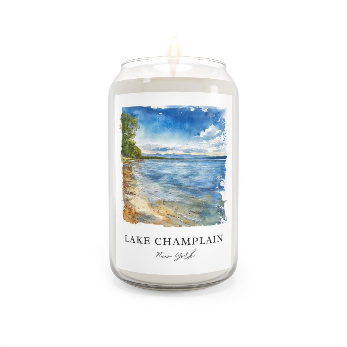 Lake Champlain, New York scented soy candle