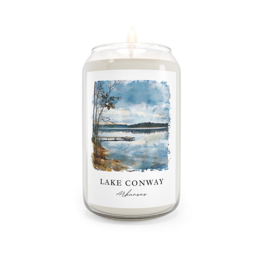 Lake Conway, Arkansas scented soy candle
