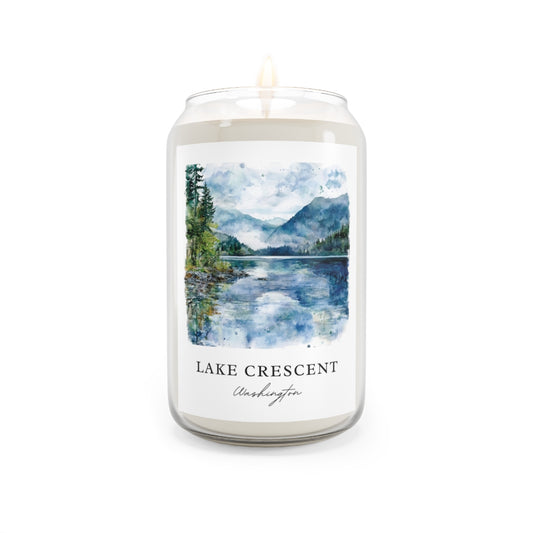 Lake Crescent, Washington scented soy candle