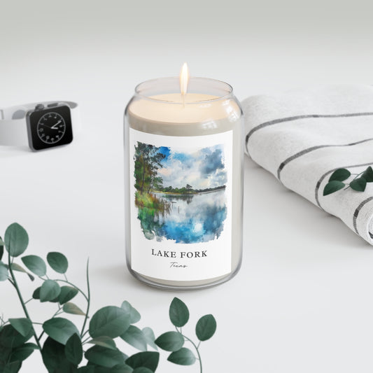 Lake Fork, Texas scented soy candle