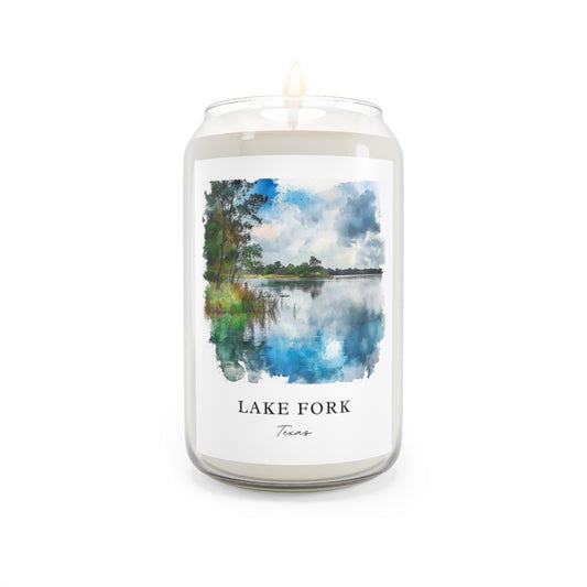 Lake Fork, Texas scented soy candle