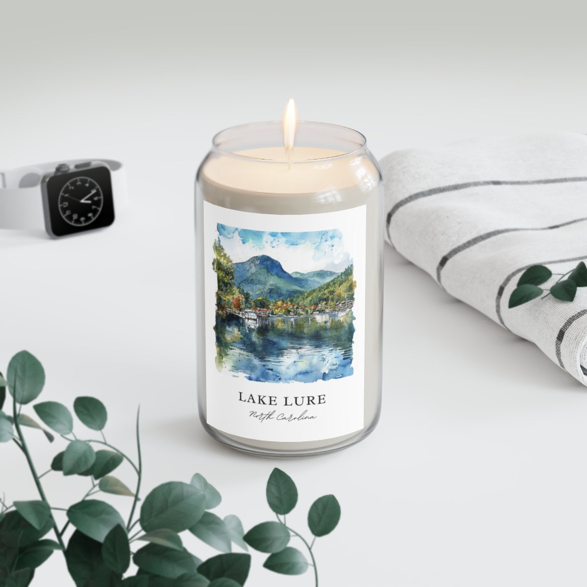 Lake Lure, North Carolina scented soy candle