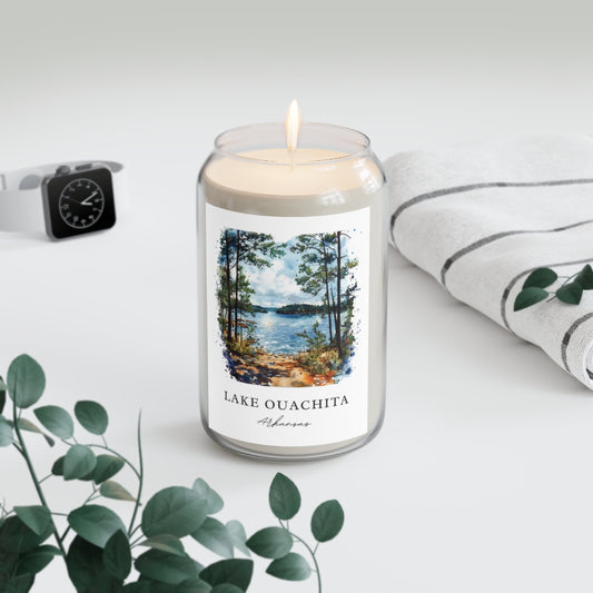 Lake Ouachita, Arkansas scented soy candle