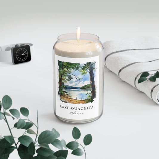 Lake Ouachita, Arkansas scented soy candle