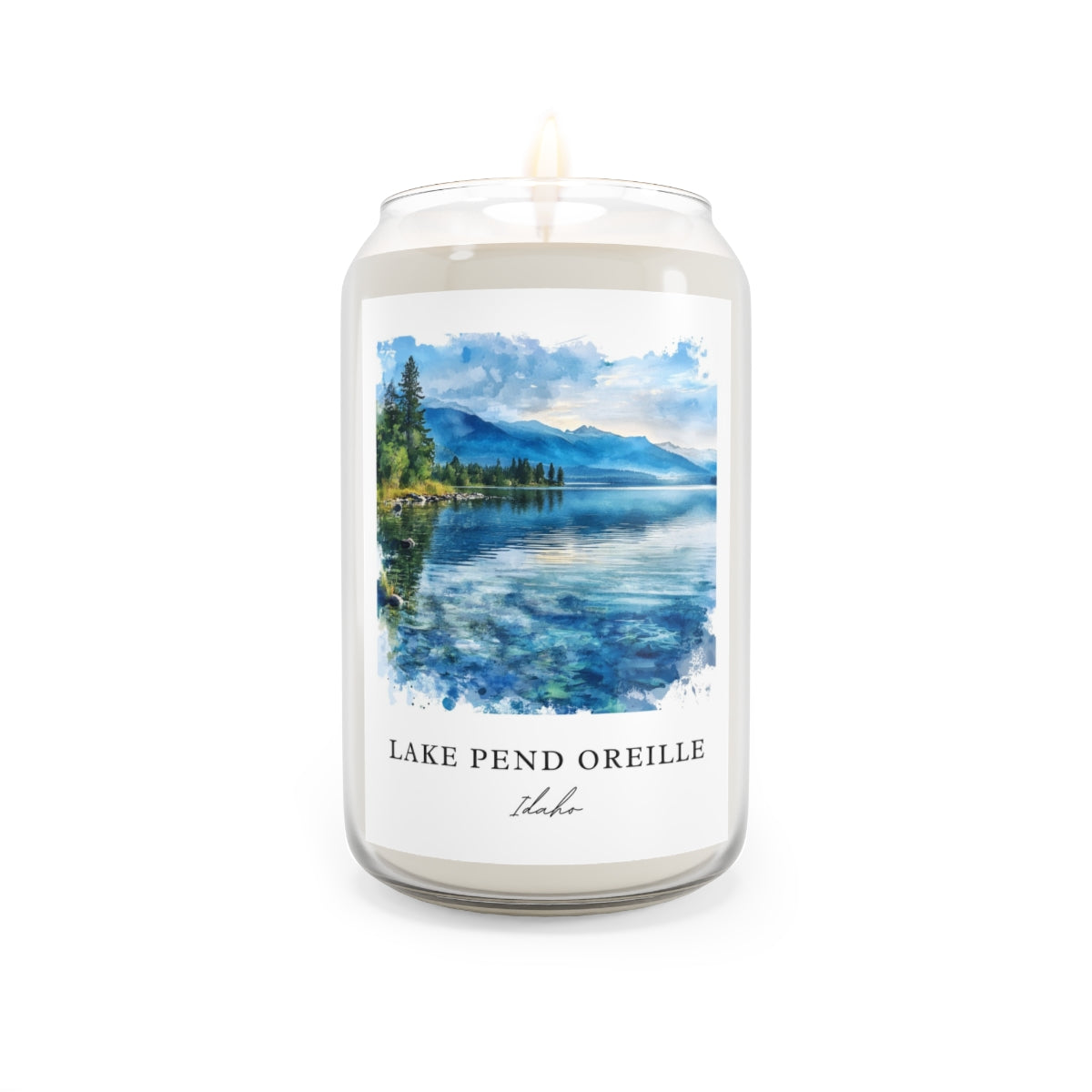 Lake Pend Oreille, Idaho scented soy candle