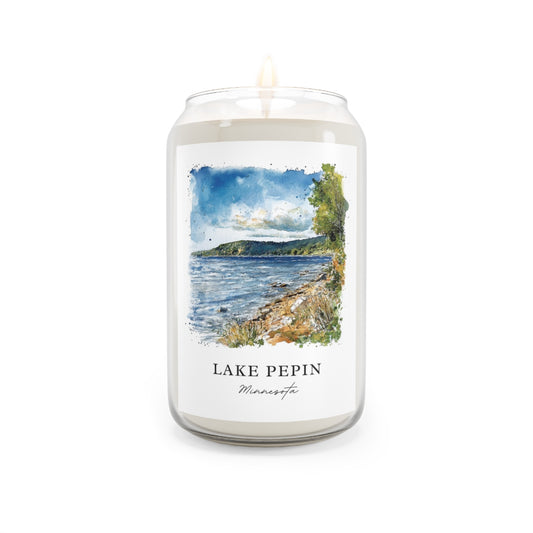 Lake Pepin, Minnesota scented soy candle
