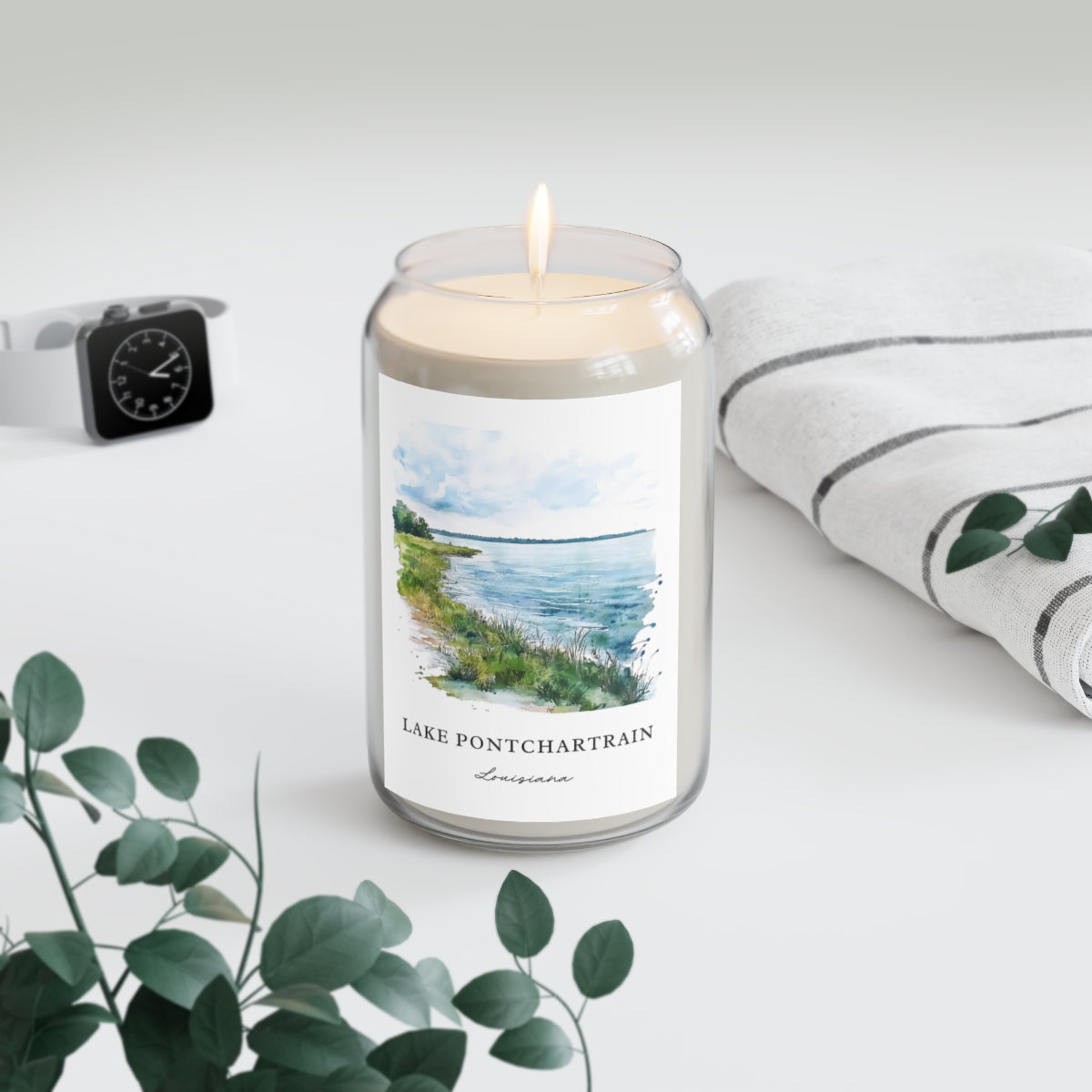 Lake Pontchartrain, Louisiana scented soy candle