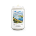 Load image into Gallery viewer, Lake Sakakawea, North Dakota scented soy candle
