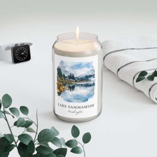 Lake Sammamish, Washington scented soy candle