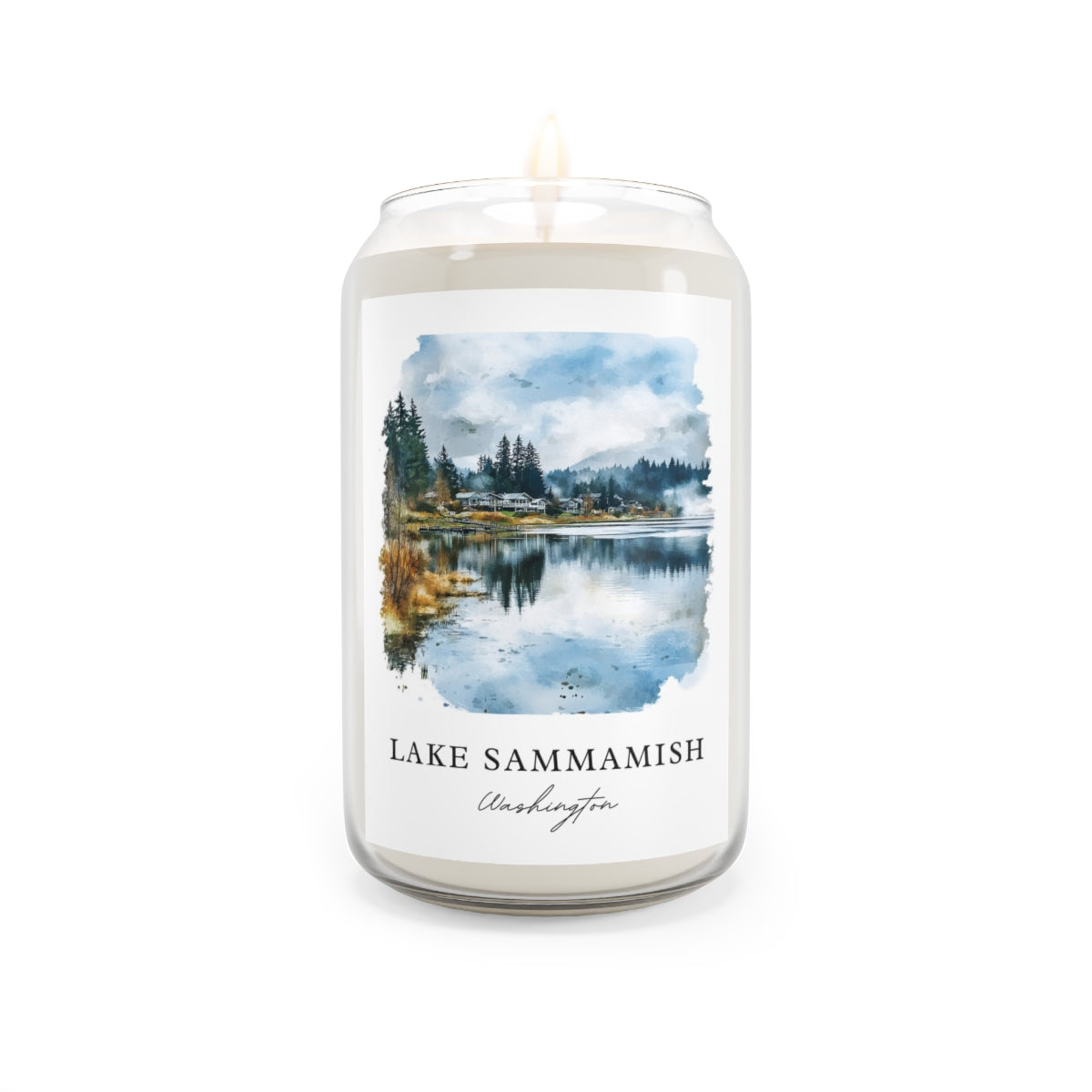 Lake Sammamish, Washington scented soy candle