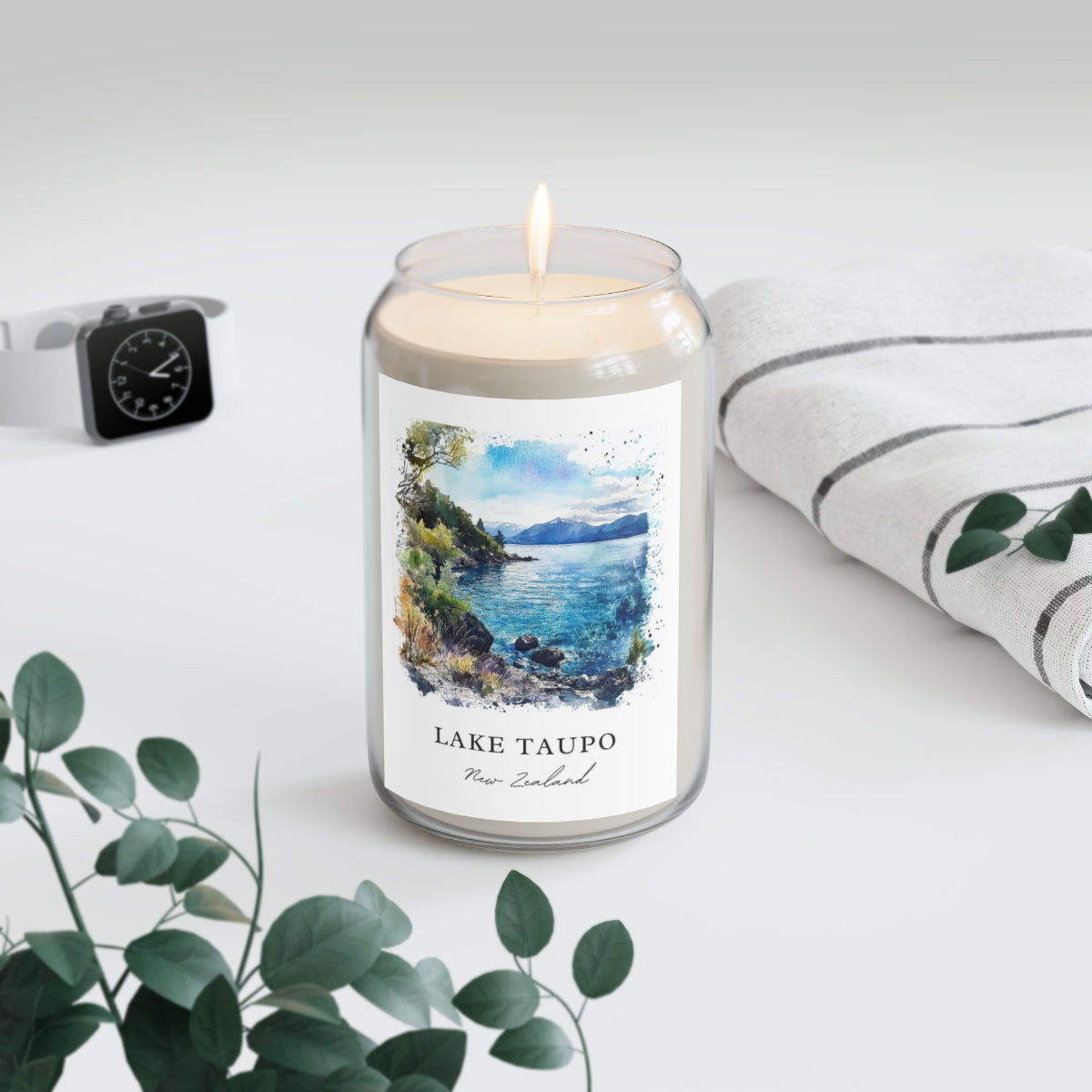 Lake Taupo, New Zealand scented soy candle