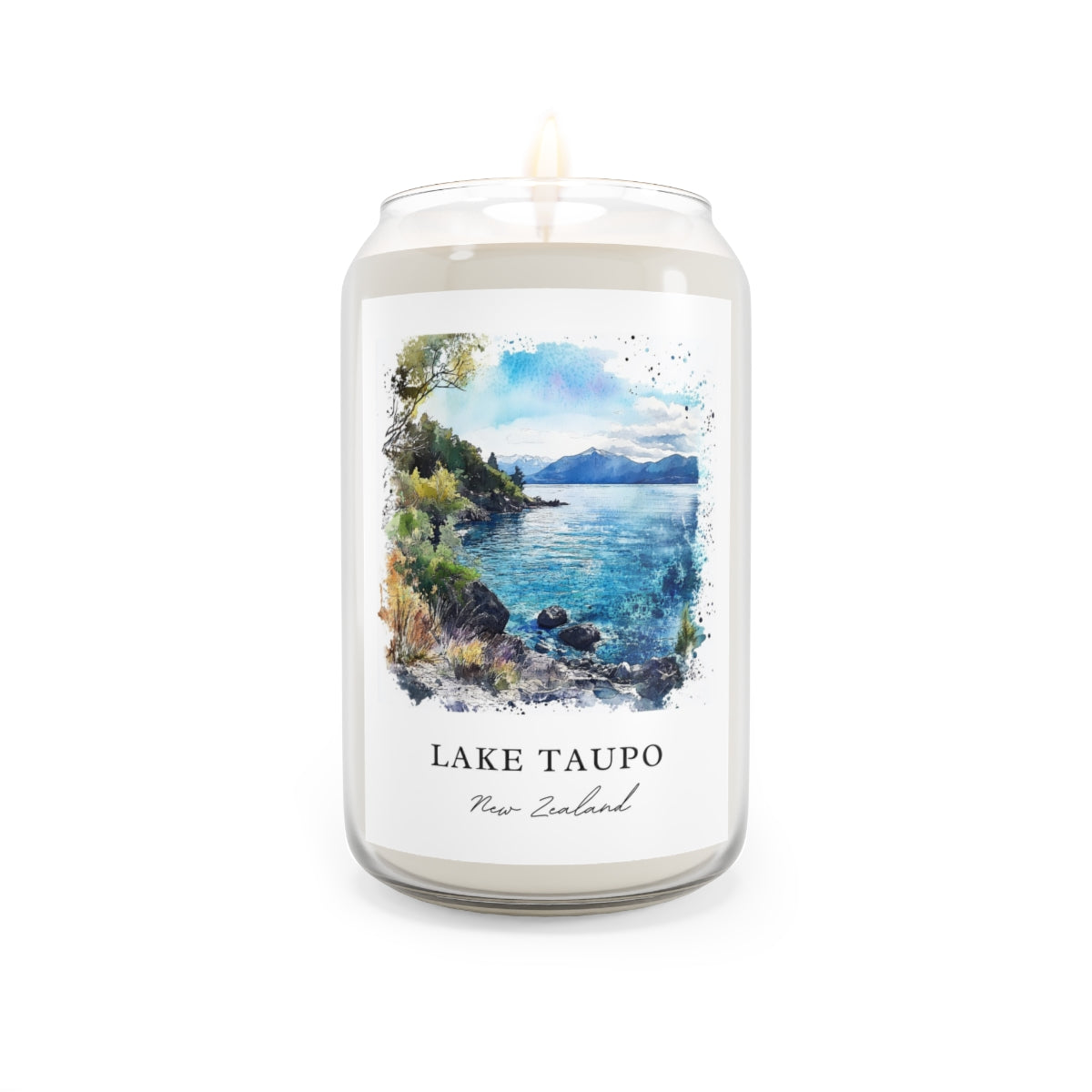 Lake Taupo, New Zealand scented soy candle