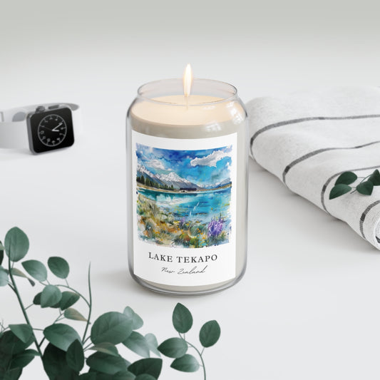 Lake Tekapo, New Zealand scented soy candle
