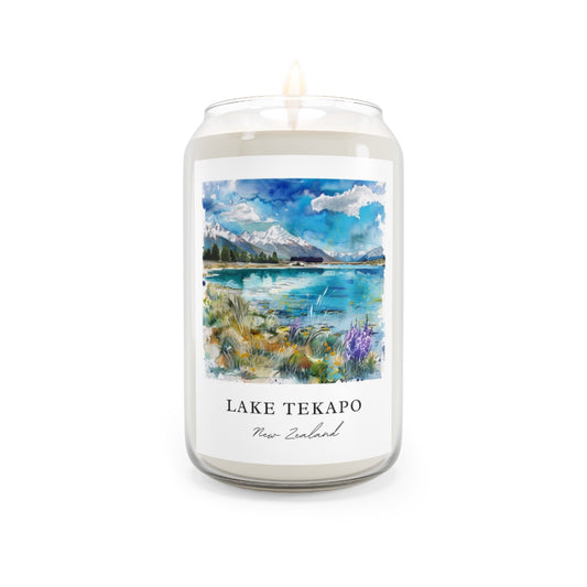 Lake Tekapo, New Zealand scented soy candle