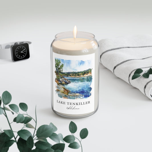 Lake Tenkiller, Oklahoma scented soy candle